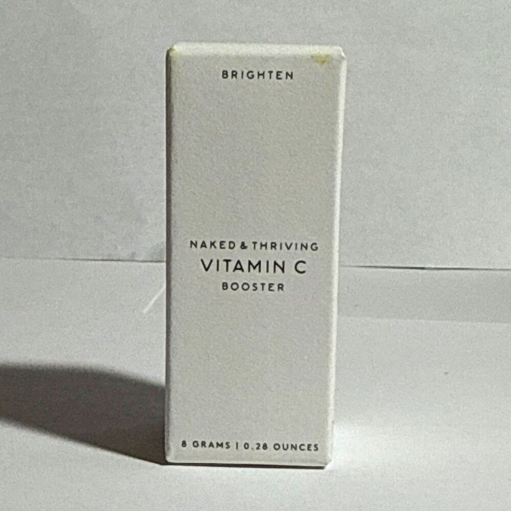 Naked & Thriving Vitamin C Booster Brightening Serum 0.28 oz Vegan Face/Neck